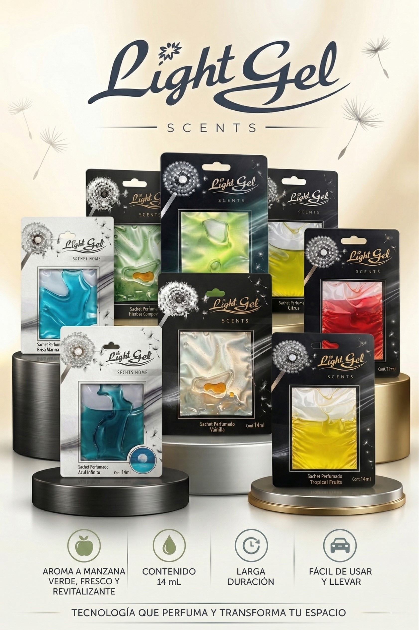 Colección Completa Light Gel Scents